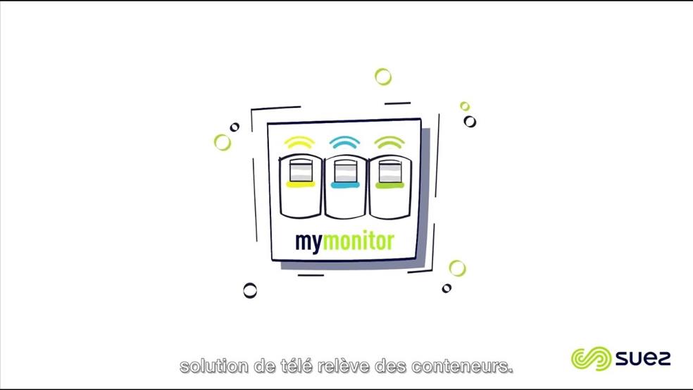 Mymonitor, solution de télérelève, gamme WasteConnect - SUEZ